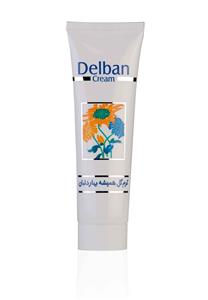 delban خرید کرم آبرسان گل همیشه بهار ۵۰ گرمی دلبان